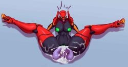 1girls 3boys belly_bulge belly_expansion belly_inflation breasts character_request cum cum_in_pussy cum_inside eva_02 evangelion female nipples robot robot_girl saidra spread_legs stomach_bulge tagme_(character) thick thick_legs thick_thighs