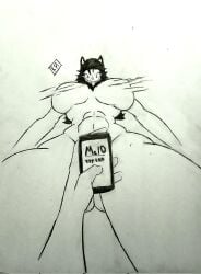 1girls abs anthro ass_visible big_ass big_breasts canine censored censored_nipples dog_ears dog_girl from_below from_below_view furry furry_female furry_only kei_arts low-angle low-angle_shot low-angle_view low_angle low_angle_perspective low_angle_view mal0 mal0_(species) malo nightmare_waifu scp-1471 scp-1471-a scp_foundation skull solo solo_female tagme thighs traditional_art traditional_media traditional_media_(artwork) wolf wolf_ears wolf_girl wolf_skull
