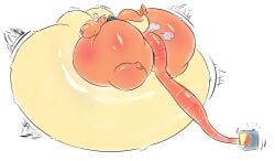 ayaxstudio big_ass big_breasts breasts bubble_butt charizard huge_ass huge_breasts inflation moobs pokemon pokemon_(species) spherical_inflation thick_thighs wide_hips