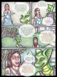 alexi_tishen breasts cleavage clothing comic dragon eyeswear female glasses heather_kowalski herm human intersex jewelry magic scalie the_tishen_transformation tiliquain zmeydros