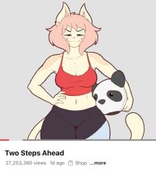 anthro big_breasts breasts capri cleavage doxxyl female furry huge_breasts meme tagme thick_thighs wide_hips