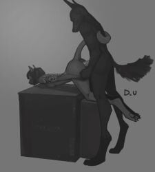 2023 anthro anthro_on_anthro anthro_penetrated anthro_penetrating anthro_penetrating_anthro anus ass bet_(discreet_user) biped breasts canid canine claws digital_media_(artwork) digitigrade discreet_user domestic_cat duo felid feline felis female female_penetrated from_behind_position greyscale hair hi_res lying male male/female male_penetrating male_penetrating_female mammal monochrome on_front paws penetration sex toe_claws