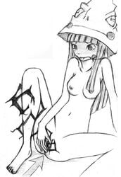 blush breasts color_request eruka_frog monochrome pussy soul_eater uncensored vagina vaginal_penetration