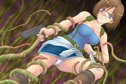 jill_valentine jill_valentine_(julia_voth) monster nipples nude rape resident_evil tentacle yu-ta.18