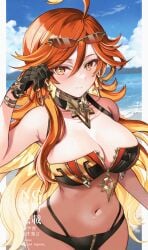 mavuika (genshin impact) from genshin impact by seiru (prairie)