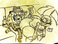 gangster spongebob from gangsta by charygem