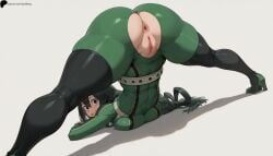 tsuyu asui from boku no hero academia by opal nemy