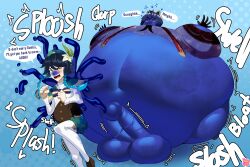 2boys androgynous belly_expansion blue_body blue_hair blue_nose blue_skin blue_skinned_male blueberry_cum blueberry_inflation body_inflation boner bottomless bottomless_male dahlia_(genshin_impact) ejaculation erection genshin_impact hoyoverse imminent_blueberry_inflation inflation inflation_sequence male male_inflation male_only mihoyo navel penis penis_expansion round_body sequence skin_turning_blue smutstrut swelling veiny_penis venti_(genshin_impact) weight_gain weight_gain_male