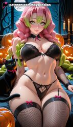 kanroji mitsuri from demon slayer by skypassion