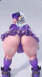 ass juno_(overwatch) moaning overwatch overwatch_2 school_uniform schoolgirl skirt tagme thong twerking video