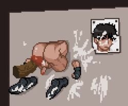 2boys anal anal_sex animated ass ass_cleavage ass_focus back_view balls big_black_cock big_glans big_penis black_hair boots bottomless bubble_butt cum cum_drip cum_everywhere cum_from_ass cum_in_ass cum_inside cum_on_ass cum_on_penis cum_on_portrait cum_on_shoes cum_on_wall cum_splatter cum_string cum_trail doggy_style dripping dripping_cum duo ejaculation enormous_penis erection exposed_penis fighter fingerless_gloves forced from_behind from_behind_position furooke_(emdrakum) gangbang gangrape gaping gaping_anus gay gay_male ghost_penis gigantic_penis gloves hardcore huge_cock king_of_huro long_penis loop looping_animation loose_anus male male/male male_only male_penetrated male_penetrating male_penetrating_male male_rape_victim mature_male merged mp4 multiple_orgasms muscles muscular muscular_ass muscular_legs muscular_male muscular_thighs nakadashi nude orgasm original original_character peeing peeing_while_penetrated penis penis_size_difference pixel_(artwork) pixel_animation pixel_art poster rape raped raw_sex red_eyes red_glans rough_sex round_ass rubbing rubbing_ass semen sex short_hair simultaneous_orgasms struggling stuck thick_ass thick_penis tough_guy tremble_spikes trembling uncensored urinating urinating_male urination urine veiny_penis video yaoi