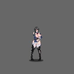 animated aradia_(night_of_revenge) death female female_death gif guro head_explosion live2d lovelon06 mind_control murder night_of_revenge nude