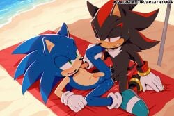 ai_generated anal anal_sex anal_sex ass beach black_body black_fur blue_body blue_fur furry furry_male furry_only gay gay_sex gloves green_eyes hi_res male_only red_eyes sex shadow_the_hedgehog sonadow sonic_(series) sonic_the_hedgehog sonic_the_hedgehog_(series) yaoi