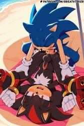 ai_generated anal anal_sex ass beach black_body black_fur blue_body blue_fur breathtaker furry furry_male furry_only gay gay_sex gloves green_eyes hi_res male_only red_eyes sex shadow_the_hedgehog sonadow sonic_(series) sonic_the_hedgehog sonic_the_hedgehog_(series) yaoi