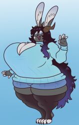 big_breasts breasts cleavage dapper_little_arts female furry huge_breasts tagme thick_thighs wide_hips