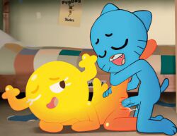 1boy 1boy1girl 1girls 2d 2d_(artwork) 2d_animation 2d_artwork animated anthro antlers blue_body blue_fur blush canon_couple cartoon_network closed_eyes color couple cub fairy feline female female/male frame_by_frame gumball_watterson large_penis leg_grab looking_pleasured loop male male/female no_sound nude on_model one_eye_closed open_mouth passionate penis penny_fitzgerald plump_labia pussy romantic romantic_couple romantic_sex slim tagme the_amazing_world_of_gumball tongue vaginal_penetration video vsdrawfag wide_hips yellow_body yellow_skin