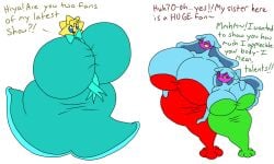 ass_expansion big_breasts breast_expansion digestion gigi_(mario) huge_breasts imminent_vore jellyfish_sisters mario_(series) merri_(mario) post_vore princess_peach:_showtime! soft_vore stella_(princess_peach:_showtime!) thigh_expansion vore vore_belly