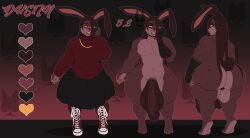 bunny bunny_boy bunny_ears bunny_tail character_sheet dustin_(zeromccall) femboy femboy_focus femboy_only feminine feminine_male furry furry_male furry_only kissable_lips large_penis large_testicles long_hair long_hair_male male male_focus male_only mole mole_on_ass mole_under_mouth naked naked_male nude nude_male penis reference_sheet testicles zeromccall