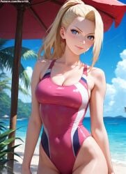 1girls 2d ai_generated areolae big_breasts blonde_female blonde_hair blonde_hair boruto:_naruto_next_generations chest cleavage curvy curvy_figure cute cute_face detailed eyelashes eyeshadow female female_only fit fit_female focus hair high_quality ino_yamanaka large_breasts legs light-skinned_female light_skin lips lipstick long_hair makeup mascara naruto naruto_(series) naruto_shippuden nero100 pale-skinned_female pale_skin perky_breasts ponytial posing seductive seductive_look stable_diffusion swimsuit swimwear tagme thighs thin_waist