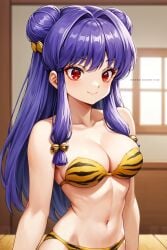 ai_generated chinese_girl clothing large_breasts lum_(cosplay) ranma_1/2 shampoo_(ranma_1/2)