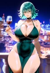 ai_generated ass ass_focus big_ass big_breasts big_butt big_thighs dijiai focus from_front_position front_view fubuki_(one-punch_man) hourglass_figure looking_at_viewer nsfw one-punch_man round_ass round_butt thick thick_ass thick_butt thick_legs thick_thighs thighs wide_hips