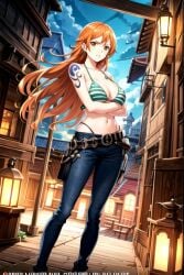 ai_generated female female_only nami_(one_piece) one_piece smz