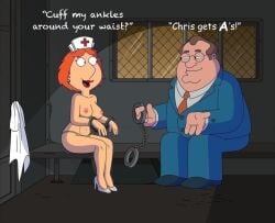 bondage breasts family_guy infidelity lois_griffin male principal_shepherd sex