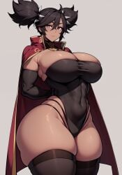 1girls ai_generated big_breasts big_thighs breasts busty curvy dark-skinned_female dark_skin female female_only genshin_impact gigantic_thighs huge_breasts huge_thighs large_breasts large_thighs massive_thighs oatmealdood thick_thighs thighs voluptuous wide_thighs xinyan_(genshin_impact)