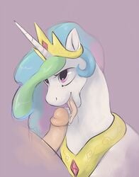 2012 alicorn crown cum equine erection female friendship_is_magic hair horn horse long_hair male multicolored_hair my_little_pony open_mouth oral oral_sex orgasm penis pony ponyparty princess_celestia_(mlp) sex straight straight_hair tongue tongue_out wings