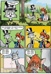 blood canine circumcised circumcision comic fox fur furry nightmare_fuel ozy_and_millie penis text torture webcomic what