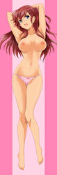 ano_natsu_de_matteru breasts glasses high_resolution long_hair otokojuku panties pointy_chin red_hair takatsuki_ichika