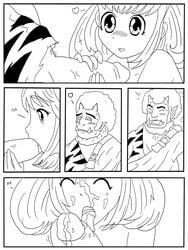 akaoni blush clothing comic cum cumming cure_peace demon facial fellatio handjob happy magical_girl mycrunchycookie oral orgasm pretty_cure red_oni smile_precure straight yayoi_kise