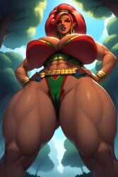 1girls ai_generated big_ass big_breasts big_thighs breasts breath_of_the_wild brown-skinned_female brown_body brown_skin bust busty chest curvaceous curvy curvy_figure dark-skinned_female dark_skin digital_media_(artwork) enormous_breasts female female_focus gerudo gigantic_breasts hips hourglass_figure huge_ass huge_breasts huge_thighs hyper_breasts large_ass large_breasts large_thighs legs massive_breasts mature mature_female milf nintendo onlyaimommys red_hair red_head the_legend_of_zelda thick thick_hips thick_legs thick_thighs thighs top_heavy urbosa voluptuous voluptuous_female waist wide_hips wide_thighs