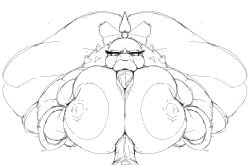 1boy 1girls anthro ass_bigger_than_head backass bbw big_penis dumptruck_ass elektr0 fellatio female hi_res huge_breasts huge_cock hyper_ass hyper_lips large_ass large_breasts large_penis male_pov mario_(series) oral paizuri pov sketch thick_lips titjob wendy_o._koopa