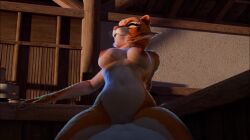 3d animated anthro dialogue fighting gustavgiles instant_loss_2koma kung_fu_panda male_penetrating maledom master_tigress oolay-tiger pov rabbit sound tagme video voice_acted