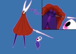 absurd_res anal anthro blush breasts duo female genitals hi_res hollow_knight hornet_(hollow_knight) male male/female morfkey pussy team_cherry the_knight_(hollow_knight)