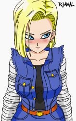 1boy 1boy1girl 1girl 1girl1boy 1girls android_18 artist_name belt belt_buckle big_boobs big_breasts black_guy black_male black_man black_pov blonde blonde_female blonde_hair blonde_hair_female blush blush_lines blushing boobs breast_grab breasts clothed clothed_female cuckold dark-skinned_male dragon_ball dragon_ball_super dragon_ball_z earring earrings grabbing_breast grabbing_breasts groping groping_breast groping_breasts hand_on_wrist image_sequence interracial jean_jacket jean_skirt male_pov nervous nervous_expression nervous_female netorare nipples no_bra no_bra_under_clothes ntr pov rjamal shirt_lift shirt_lifted skirt_lifted_by_self skirt_up smile white_female