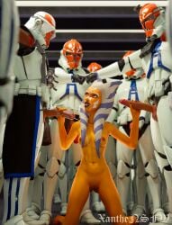 1girls 3d 5boys ahsoka_tano alien blender breasts clone_trooper clone_wars cum cum_on_body cum_on_breasts cum_on_face cum_on_upper_body cumshot double_handjob fist_bump group handjob kneeling large_penis medium_breasts multiple_girls naked naked_female nude nude_female orange_skin pussy star_wars star_wars:_the_clone_wars straight surrounded_by_penises togruta waiting watching xanthensfw