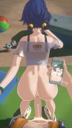 1boy 1girls 2160p 3d 4k animated ass beach belle_(summer_skies)_(zenless_zone_zero) belle_(zenless_zone_zero) big_penis blue_hair bottomless bouncing_ass brother_and_sister bucket_hat cellphone clothed_sex crop_top doggy_style fellatio female from_behind holding incest loop male male_pov off_shoulder official_alternate_costume outdoors penetration penis penis_out phone pov see-through see-through_clothing sex sex_from_behind shirt short_hair short_sleeves smartphone solo_focus sound stkadachi straight swimwear twintails vertical_video video watching_porn wise_(peaceful_waves)_(zenless_zone_zero) wise_(zenless_zone_zero) zenless_zone_zero