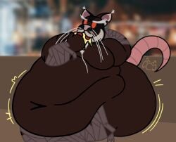 1boy 2024 anthro ass belly big_belly big_butt digital_drawing_(artwork) digital_media_(artwork) eating fat fat_belly food fur hi_res huge_butt hyper hyper_butt male mammal master_splinter moobs morbidly_obese morbidly_obese_anthro morbidly_obese_male murid murine nickelodeon notabird nude obese obese_anthro obese_male overweight overweight_anthro overweight_male rat rodent signature simple_background solo solo_focus tail teenage_mutant_ninja_turtles teenage_mutant_ninja_turtles_(2012) thick_thighs tmnt tmnt_2012