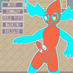 anthro computer disembodied_hand electricity electronics floating generation_4_pokemon handjob male menu nintendo normal_rotom penile pokemon pokemon_(species) rotom sex smug_face sodacrumble solo