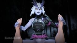 3d amazon amazon_position animated black_lipstick black_nails crazy_eyes femdom forest fortnite half-dressed half_clothed half_naked horns moaning night orange_eyes plap pov purple_body purple_skin riding riding_penis robe sleeves sound tagme the_night_rose_(fortnite) video