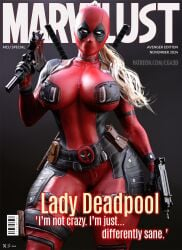 1girls 3d athletic athletic_female big_ass big_breasts breasts bust busty cga3d chest curvaceous curvy curvy_figure deadpool_corps female female_focus hips hourglass_figure huge_ass lady_deadpool large_ass large_breasts legs light-skinned_female light_skin magazine magazine_cover marvel marvel_comics mature mature_female slim_waist thick thick_hips thick_legs thick_thighs thighs tight_clothing voluptuous voluptuous_female waist wanda_wilson wide_hips x-men