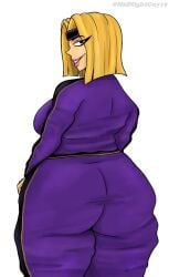 ass ass_focus coach_greer disney disney_channel from_behind looking_at_viewer looking_back marvel marvel_comics milf moon_girl_and_devil_dinosaur pawg sportswear