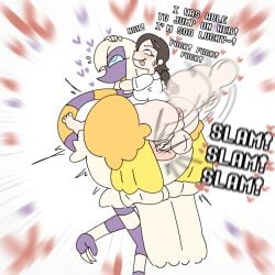 1female 1futa bird choke_hold cloaca cloacal_penetration donut_anus english english_text espathra futa_on_female futanari generation_9_pokemon horny horny_futa human human_on_pokemon interspecies interspecies_sex juliana_(pokemon) milkbuni pokemon pokemon_(species) pokemon_sv pokemon_trainer pokephilia rape restrained riding rolling_eyes sex