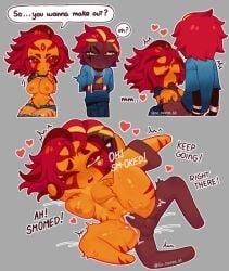 1boy 1boy1girl 1girl1boy big_boob big_boobies big_boobs big_breasts big_thighs blowjob blush blushing blushing_female blushing_male blushing_profusely boygirl clothed clothed_female clothed_female_clothed_male clothed_male clothed_male_clothed_female clothing cock_in_vagina completely_naked completely_naked_female completely_naked_male completely_nude completely_nude_female completely_nude_male cookie_run cookie_run_kingdom cum cum_in_pussy cum_inside dark-skinned_male dark_skin dialogue dick_in_pussy dick_in_vagina ejaculate ejaculating ejaculating_cum ejaculating_while_penetrated ejaculation ejaculation_in_pussy ejaculation_in_vagina ejaculation_while_penetrated ejaculation_while_pentrated english_text female go_pinpon_go half-closed_eyes half-dressed half_dressed half_naked half_naked_female half_nude heart hearts_around_body hearts_around_head hetero_sex heterosexual heterosexual_female heterosexual_male heterosexual_sex holding holding_can holding_leg holding_object naked naked_female naked_female_naked_male naked_female_with_naked_male naked_male naked_male_naked_female naked_male_with_naked_female nude nude_female nude_female_nude_male nude_male nude_male_nude_female nutmeg_tiger_cookie open_legs orange_body orange_skin orange_skinned_female penile_penetration penis penis_in_pussy penis_in_vagina red_hair red_hair_female red_hair_male short_hair short_hair_female short_hair_male smoked_cheese_cookie straight sucking sucking_cock sucking_dick sucking_penis sweat sweatdrop sweating sweaty sweaty_body tear tears tears_of_joy tears_of_pleasure tiger_tattoo vagina vagina_penetrated vagina_penetration vaginal_penetration vaginal_sex wholesome wholesome_as_fuck wholesome_couple wholesome_nudity wholesome_sex