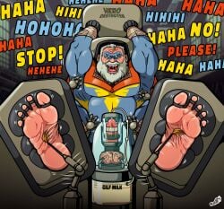 barayaoi bearfeet daddy_kink daddybear daddyfeet dilf feet herofeet male_feet malefeet mature_male maturefeet superhero ticklish_feet ticklishfeet