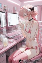 2d ai_generated anal anal_sex astolfo_(fate) braid breasts bulge bulge_through_clothing c dick_exposed drinking drinking_cum drinking_glass embarrassed exposed_penis fate/grand_order fate_(series) femboy gay gokkun hard_nipples icosilveraiart livestream long_braid long_hair male male_only nail_polish otoko_no_ko petite pink_hair ribbon ribbon_in_hair self_upload selfie shy sitting slim_waist small_penis tagme trap tummy white_hair yaoi