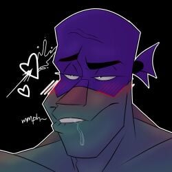 anthro biting biting_lip biting_own_lip blowjob blowjob_face blush blush_lines donatello donatello_(tmnt) doodle green_body green_skin implied_blowjob implied_oral lordfreg_(artist) male_focus male_only pleasured_face purple_bandanna rise_of_the_teenage_mutant_ninja_turtles riseoftheteenagemutantninjaturtles saliva saliva_trail self_upload teenage_mutant_ninja_turtles tmnt tmnt_2018 turtle turtle_humanoid