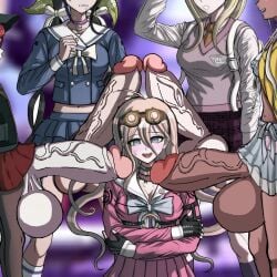 1girls 4futas akamatsu_kaede balls big_penis blush chabashira_tenko danganronpa danganronpa_v3 dark-skinned_futanari erection faceless_futanari futa_on_female futanari huge_balls huge_cock imminent_bukkake imminent_sex iruma_miu multiple_futa multiple_penises new_danganronpa_v3 pale-skinned_futanari penis self_upload sprite_edit surrounded_by_penises testicles veiny_penis why-am-ihere yonaga_angie yumeno_himiko